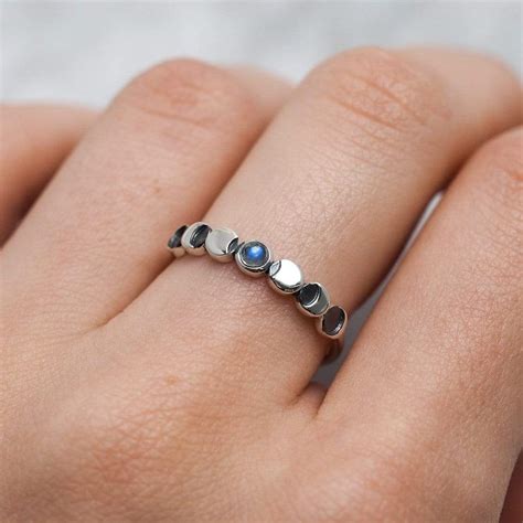 Lunar Phases Moonstone Ring – Midsummer Star