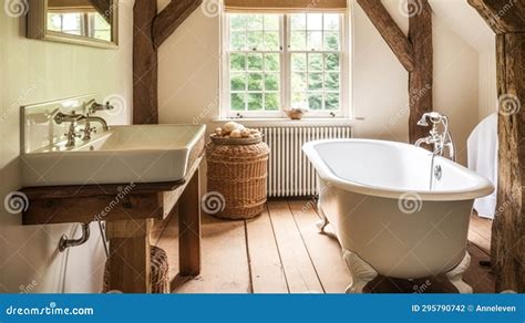 Farmhouse Bathroom Decor, Interior Design and Home Decor, Bathtub and Bathroom Furniture ...