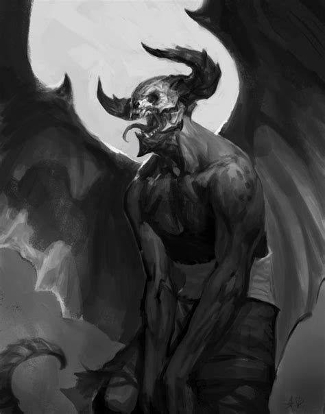 demon sketch | Creature concept art, Monster concept art, Creature art