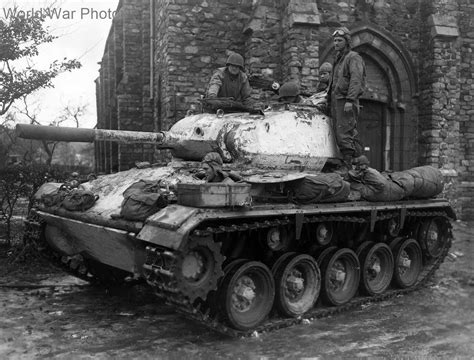 M24 Chaffee of the 18th Cavalry Squadron, 14th Cavalry Group at Petit ...