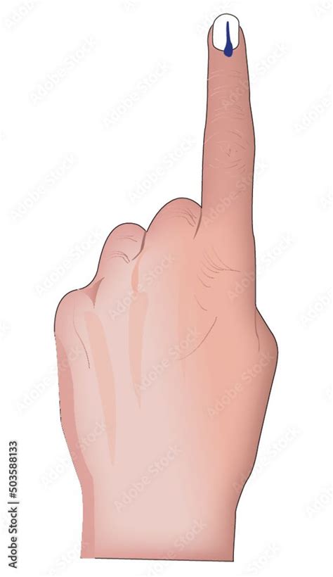 Voting Finger Sign | Hand photo, Stick drawings, Hand logo