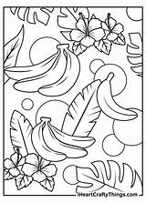 15 Bananas Coloring Pages 100% Free Printables sketch template