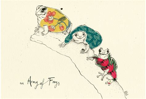 Army of Frogs Print | Frog, Print, Army