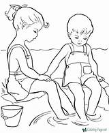 Summer Coloring Pages sketch template