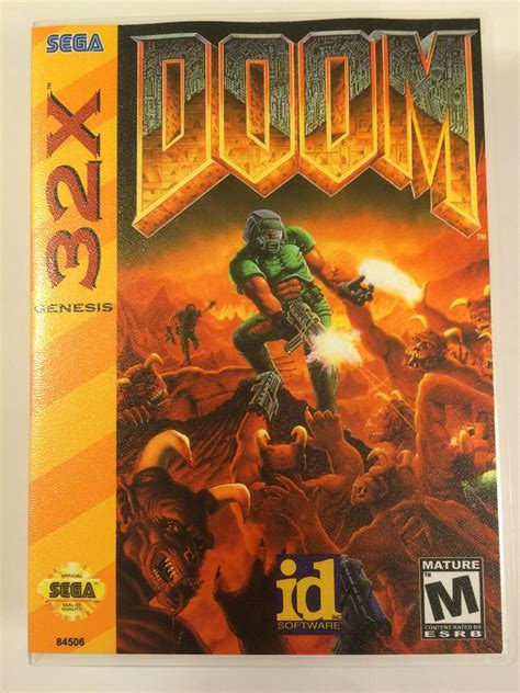 Doom 32X Sega 32X Replacement Case No Game - Etsy