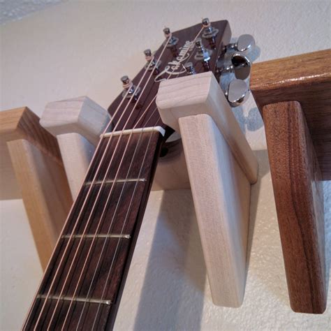 Guitar Wall Hanger | Solid Poplar Wood