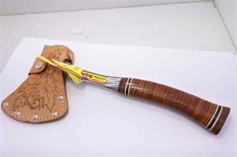 Estwing USA 24a Hatchet with leather grip and leather cover new - Tool Exchange