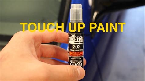 How To Apply Touch Up Paint To Your Car - YouTube