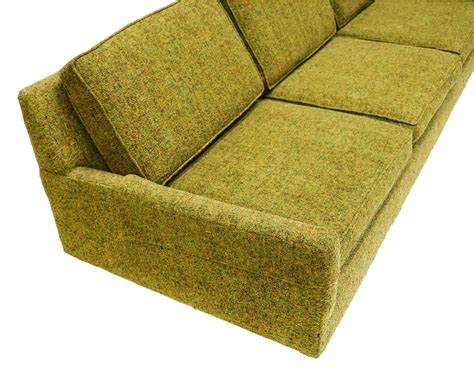 Mid-Century Modern Green Upholstered Sofa - Mary Kay's Furniture