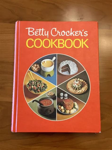 BETTY CROCKER'S COOKBOOK Hard Cover Red Pie Cover, 11th Printing 1972 ...