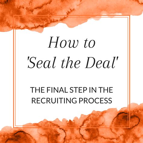 Seal the Deal – Direct Sales Inspiration