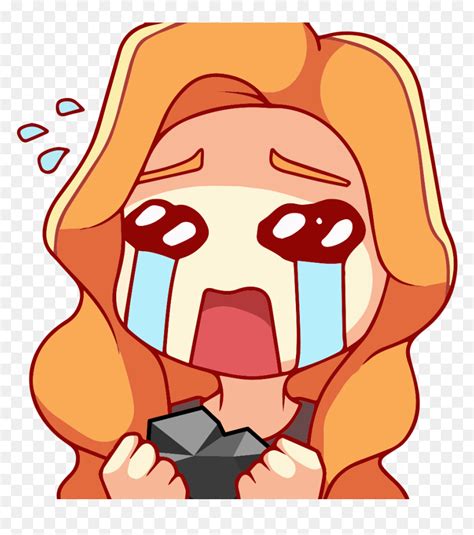 Cry Emote With A Lump Of Coal - Transparent Cute Discord Emotes, HD Png Download - vhv