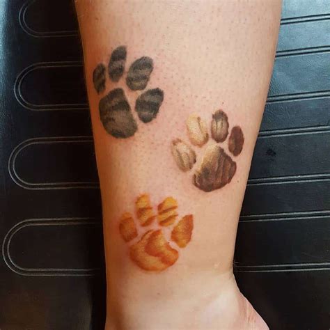 Cool Cat Paw Print Tattoo Ideas