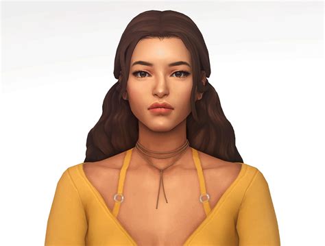 kya hair | dogsill on Patreon Sims 4 Cas, The Sims, Sims Cc, Pigtail Hairstyles, Down Hairstyles ...