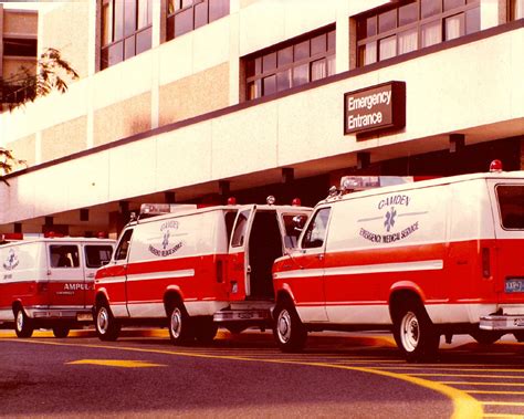 EMS-Ambulances-at-Cooper-Hospital-1980s • Historic Camden, NJ