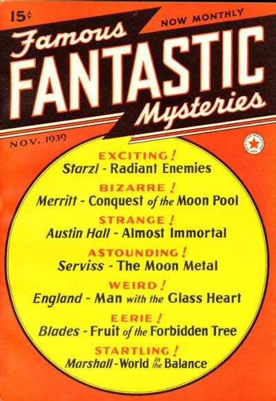 Publication: Famous Fantastic Mysteries, November 1939