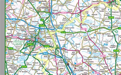 Northamptonshire County Map | I Love Maps