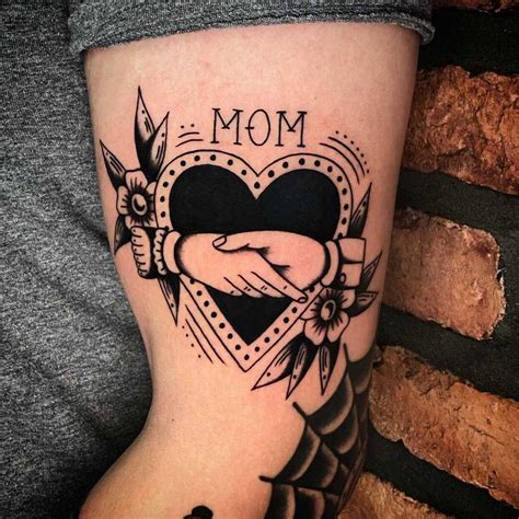 Traditional Mom Tattoo Clipart