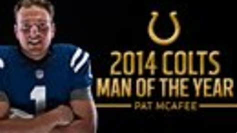 Pat McAfee Named Colts “Man Of The Year”