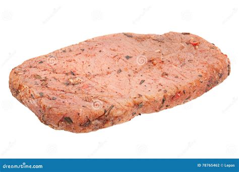 Pig meat on white stock photo. Image of food, bloody - 78765462