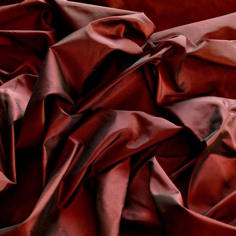 Burgundy Red Silk Taffeta 100% Silk Fabric 54 Wide By | Etsy