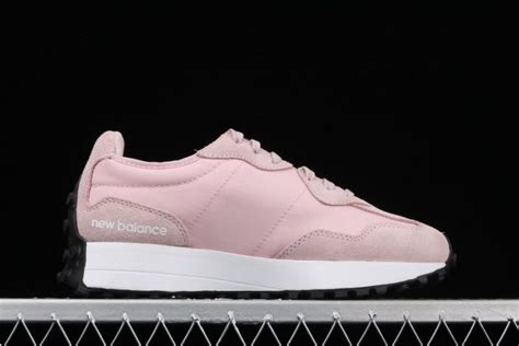 Ladies New Balance 327 Pink White - FavSole.com