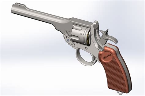 Webley 455 - STEP / IGES, SOLIDWORKS - 3D CAD model - GrabCAD