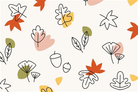 Autumn patterned background | Free stock vector - 893108