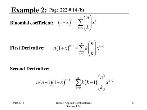 PPT - Binomial Identities PowerPoint Presentation - ID:216960