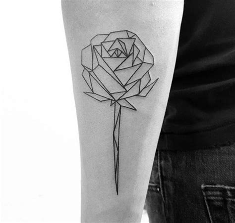 Black And White Tattoo Social — Geometric rose tattoo Such an inspiring ...