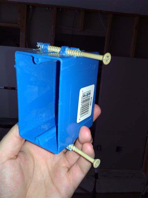 I modified a nail-in electrical box to use screws instead of nails. Is there some code that ...