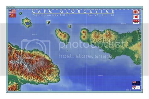 Cape Gloucester Map