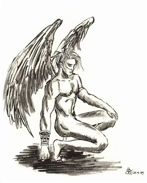 Kneeling Angel by valraven on DeviantArt