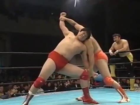 AJPW - Toshiaki Kawada & Kenta Kobashi vs Akira Taue & Masanobu Fuchi ...