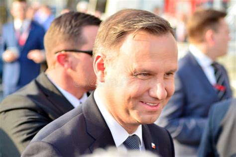 Andrzej Duda, President of Poland and Theresa May, Prime Minister of United Kingsom Editorial ...