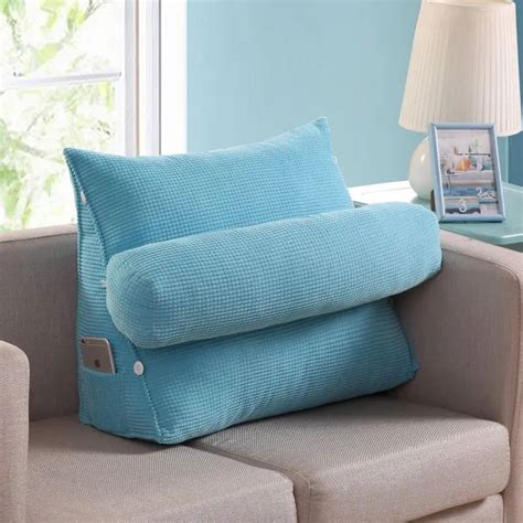 Aliexpress.com : Buy Cotton Linen Triangular Backrest Cushion For Sofa Cushions For Bed Rest ...