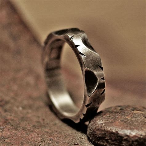 Silver Ring, Vintage Ring, Menly Ring, Pattern Ring, Vine Pattern, Mens Ring, Rustic Ring - Etsy ...