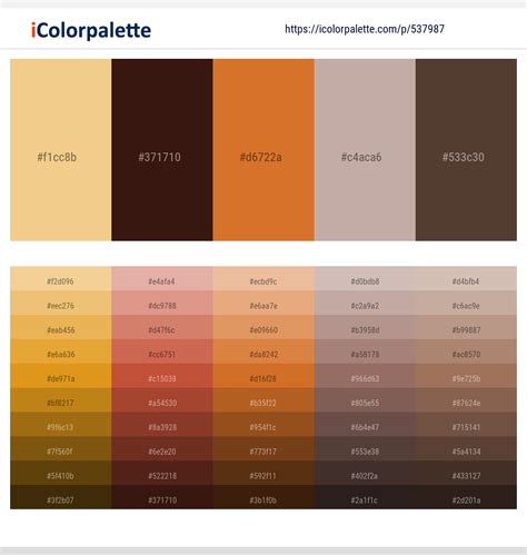 140+ Latest Color Schemes with Buff Color tone combinations | 2023 | iColorpalette