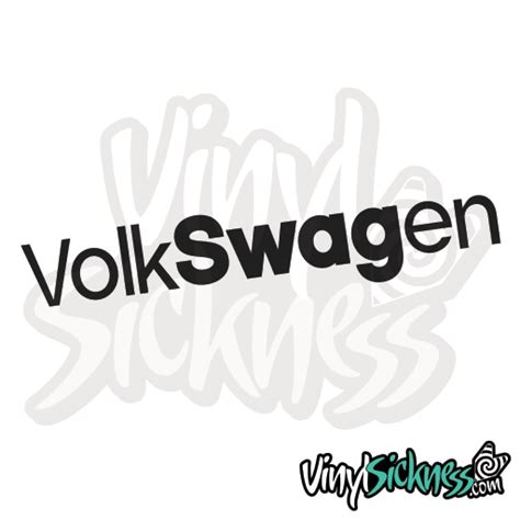 VOLKSWAGEN • JDM TUNER STICKERS / DECALS • VS