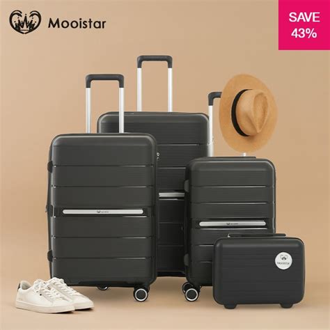 43% off on 4-Piece Hard Shell Luggage Set | OneDayOnly