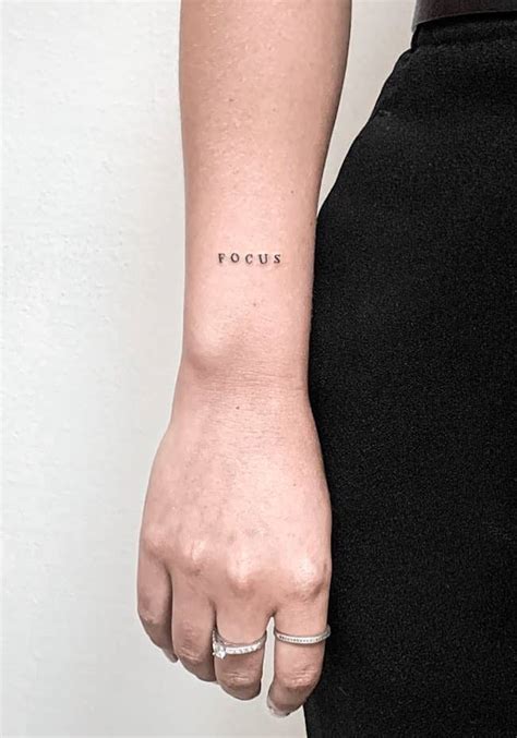 56 Meaningful One-word Tattoos That Say A Million Things