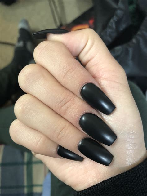 Review Of Matte Black Nail Designs References - inya-head