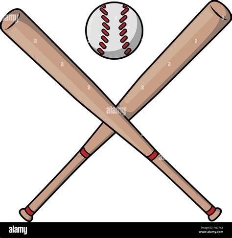 Baseball bat cartoon illustration Stock Vector Image & Art - Alamy