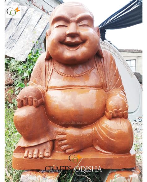 Laughing Buddha Garden Statue