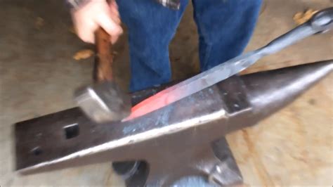 Making a Spear From Start to Finish. Forging a Spear & Its Socket, Grinding, Heat Treating ...