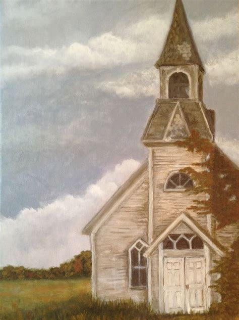 WHITE CHURCH BY GREG ERWAY. Viewing buildings art gives you new ...