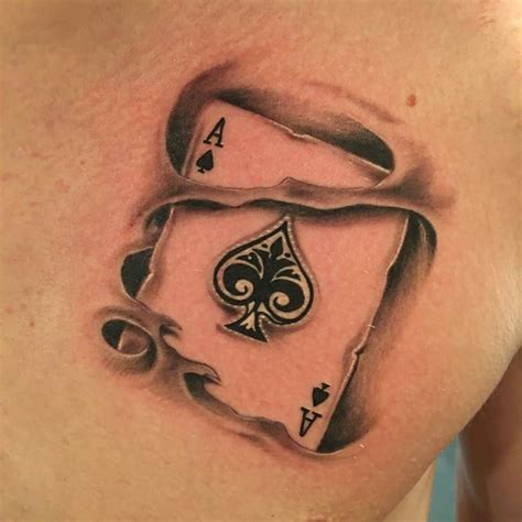 Discover 70+ simple ace of spades tattoo latest - in.cdgdbentre