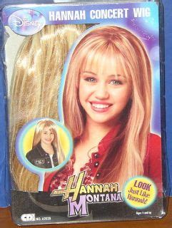 Hannah Montana Pop Star Wig Full Length New in Box