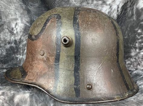 M1916 Camo Stahlhelm | German helmet, Helmet, German steel