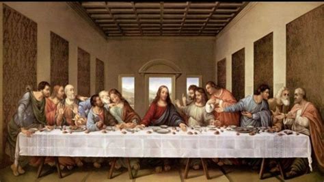 Leonardo Da Vinci, Posljednja večera, 1495-1498, freska, 4.6 m x 8.8 m, Santa Maria delle Grazie ...